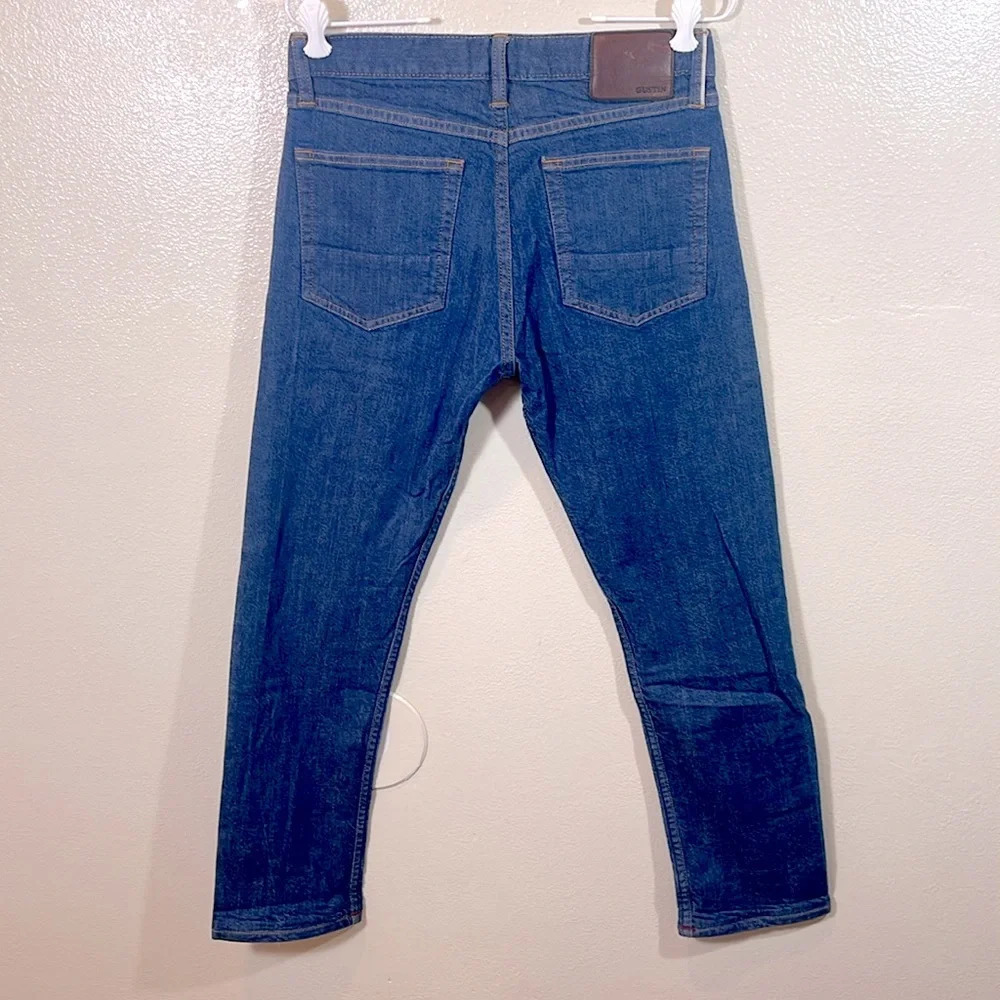 Gustin mens slim  raw jeans #192 Italy Sky size 32 - Picture 6 of 8